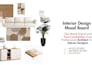 create interior exterior architecture mood boards, material boards and layout